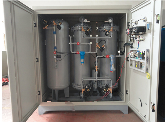 Generatore di azoto da 0,5 kW per confezionamento alimentare, torre PSA 0,4-0,8 MPa